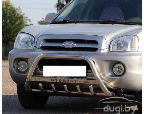 Кенгурятник с надписью "HYUNDAI" для Tucson.